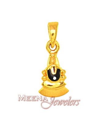 Gold Lord Balaji Pendant ( Ganesh, Laxmi and other God Pendants )